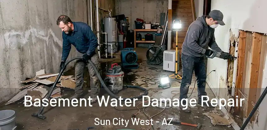  Basement Water Damage Repair Sun City West - AZ