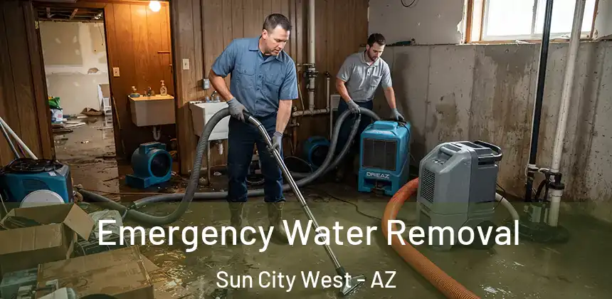 Emergency Water Removal Sun City West - AZ