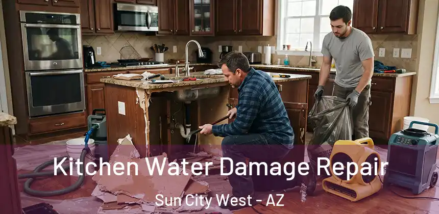  Kitchen Water Damage Repair Sun City West - AZ